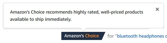 Amazon's Choice是什么?listing带有Amazon's Choice标志方法