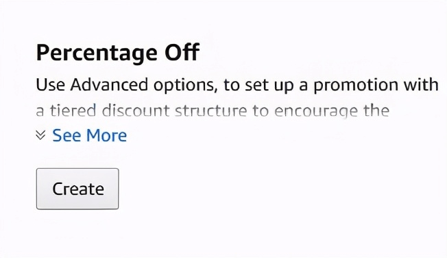 percentage off设置教程_亚马逊促销活动percentage off设置